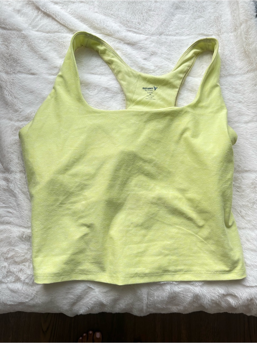 Old Navy Light Lime Racerback Sports Tank